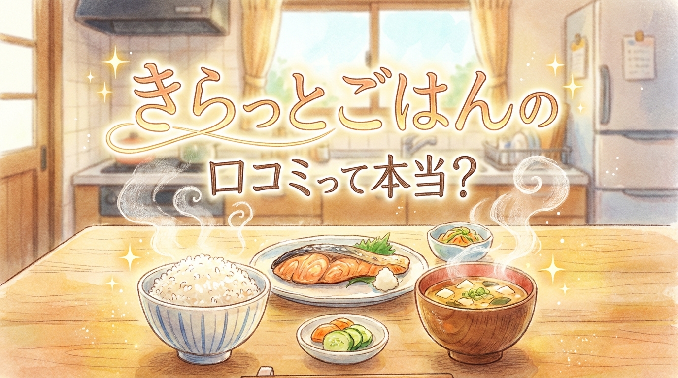 きらっとごはんの口コミって本当?