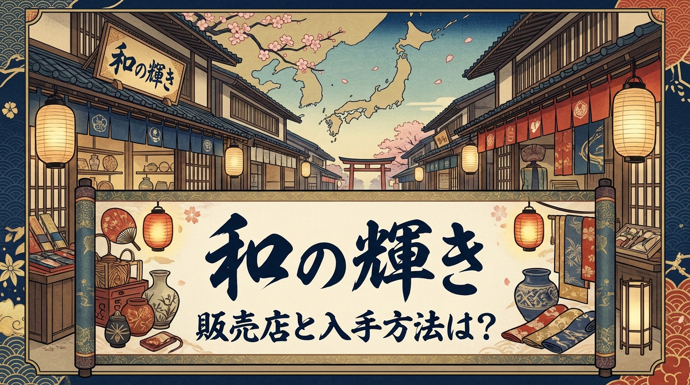 和の輝きの販売店と入手方法は?