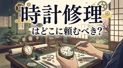 時計修理はどこに頼むべき？