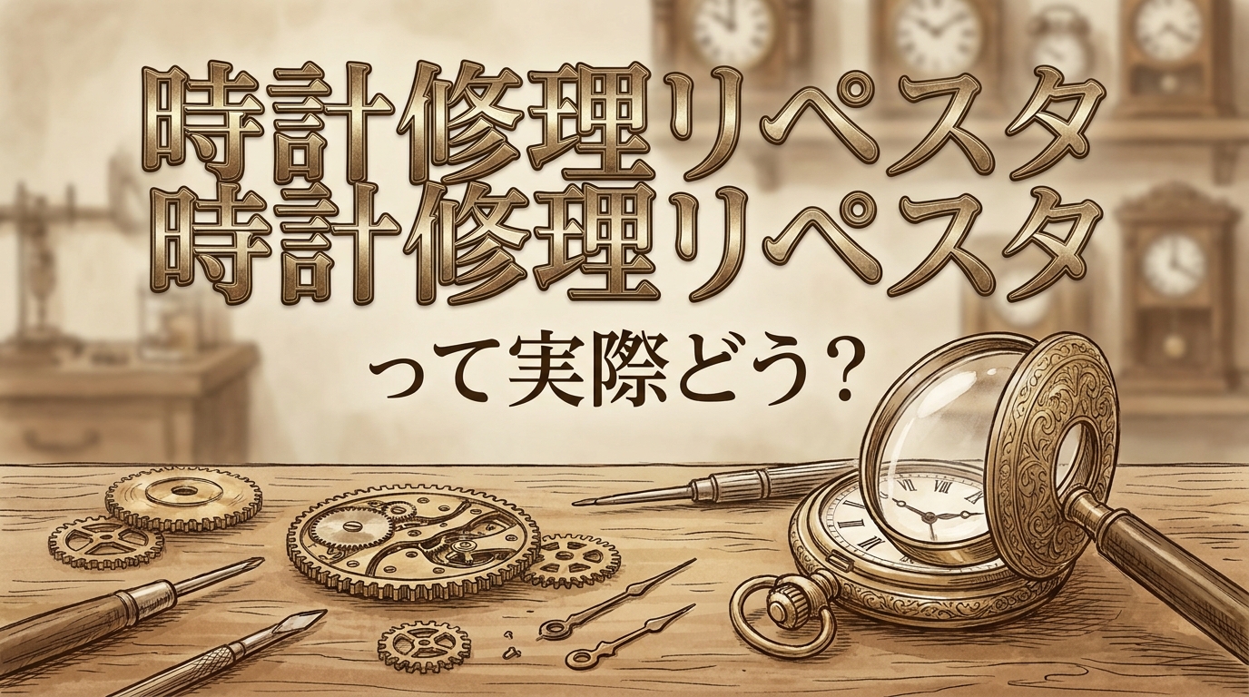 時計修理リペスタって実際どう?