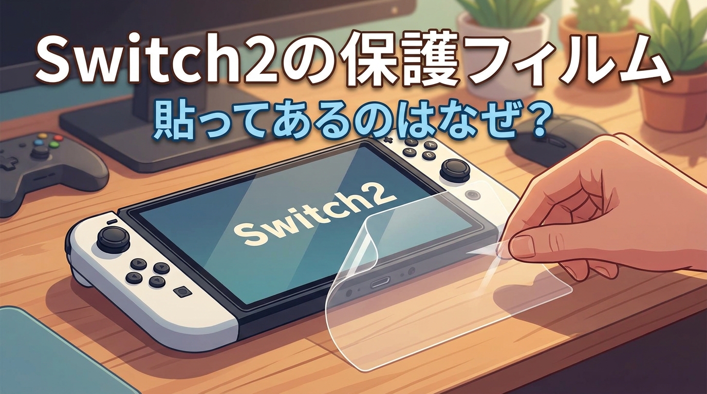 Switch2の保護フィルム貼ってあるのはなぜ?