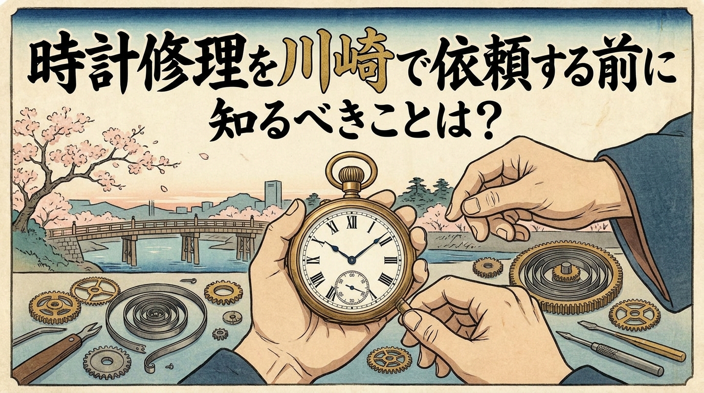 時計修理を川崎で依頼する前に知るべきことは?