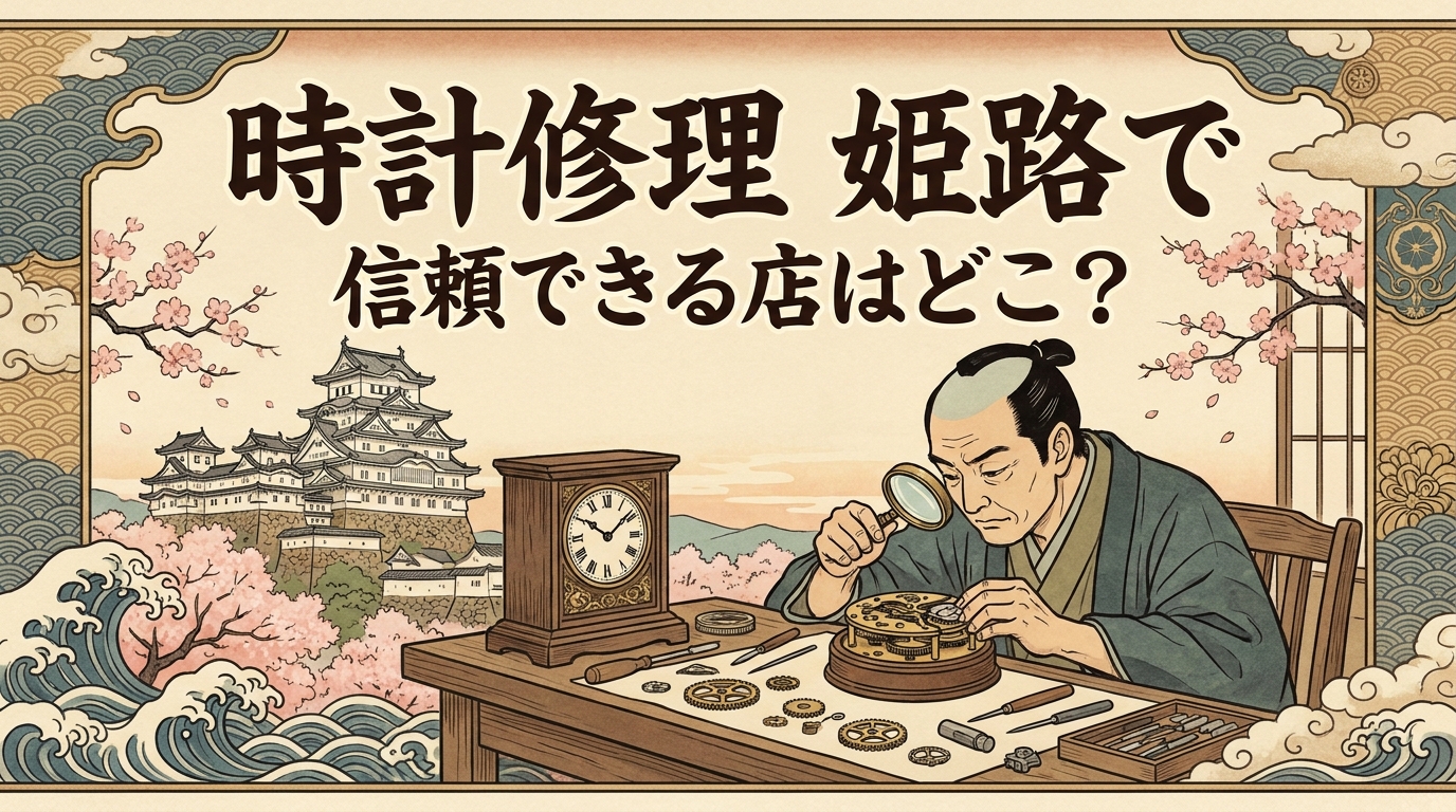時計修理 姫路で信頼できる店はどこ?
