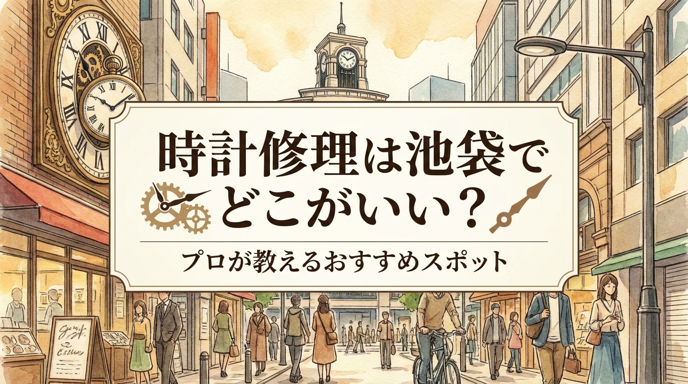 時計修理は池袋でどこがいい?