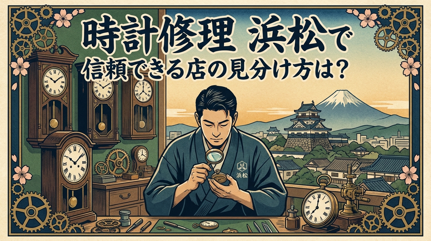 時計修理 浜松で信頼できる店の見分け方は?