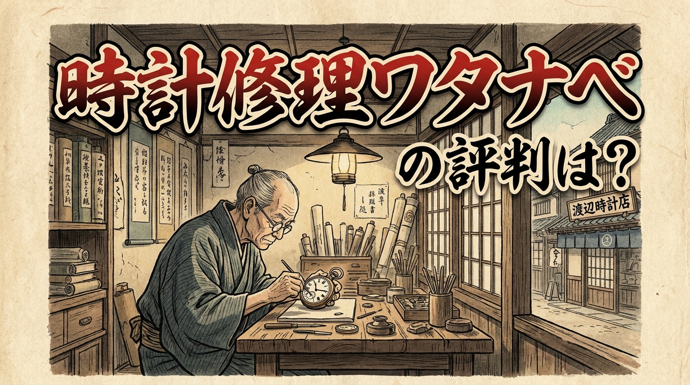 時計修理ワタナベの評判は?