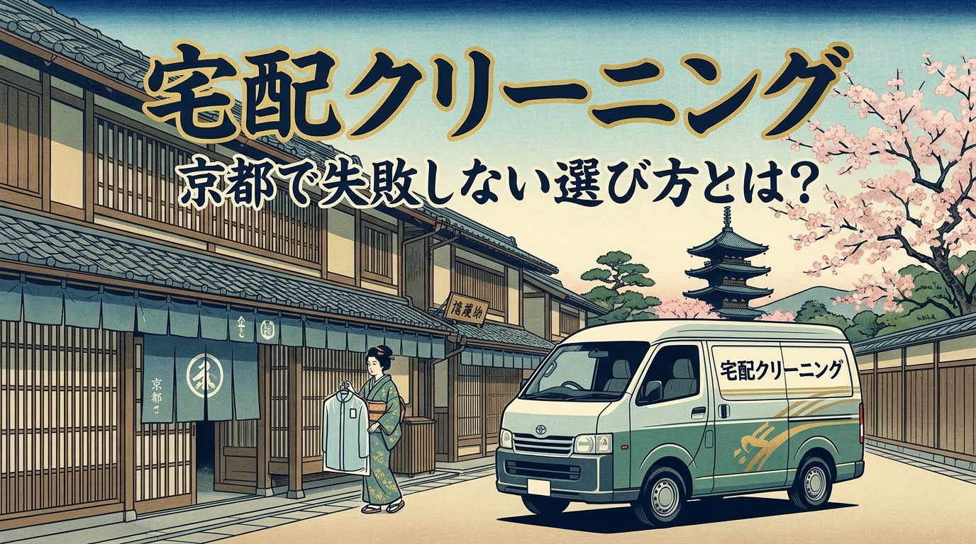 宅配クリーニング 京都で失敗しない選び方とは?