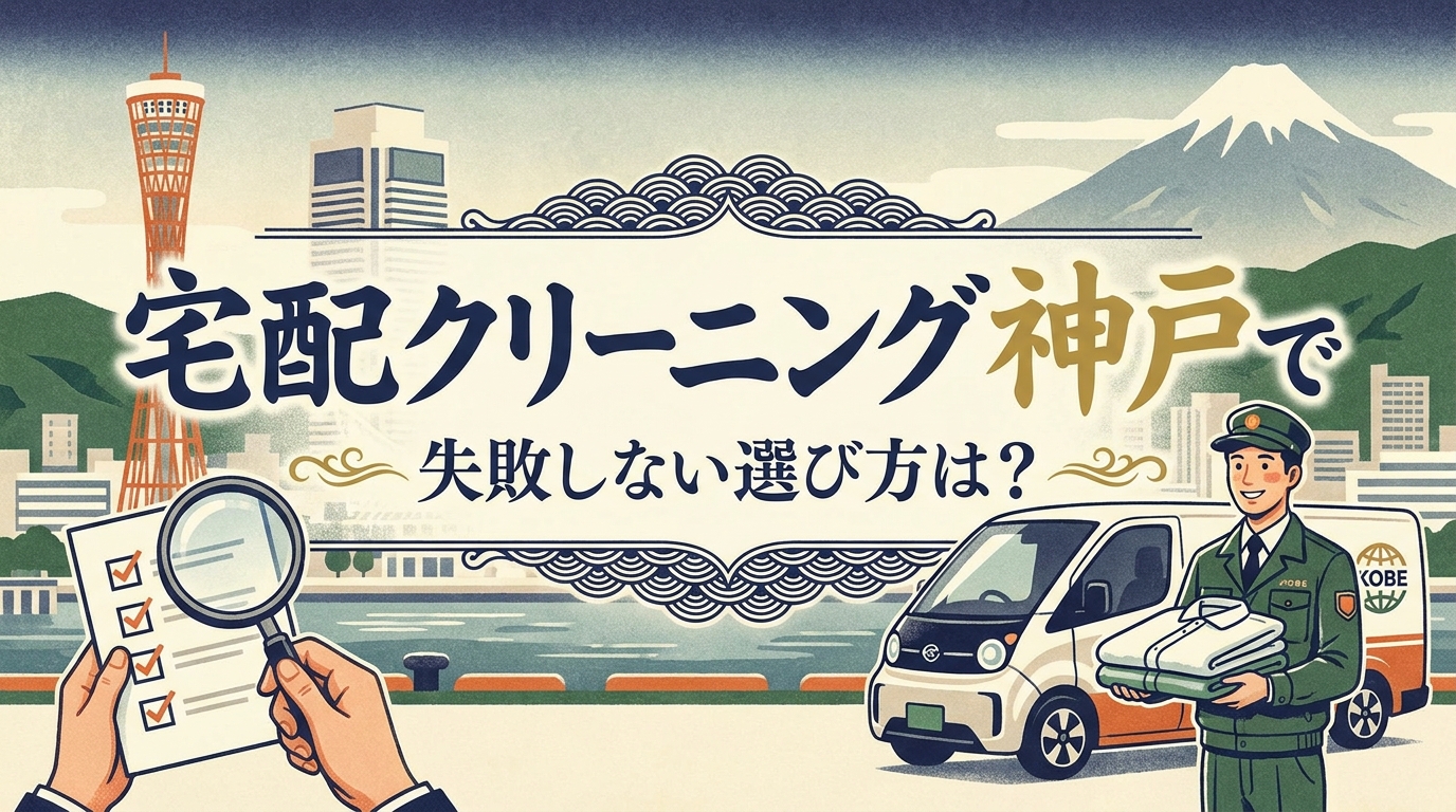 宅配クリーニング 神戸で失敗しない選び方は?