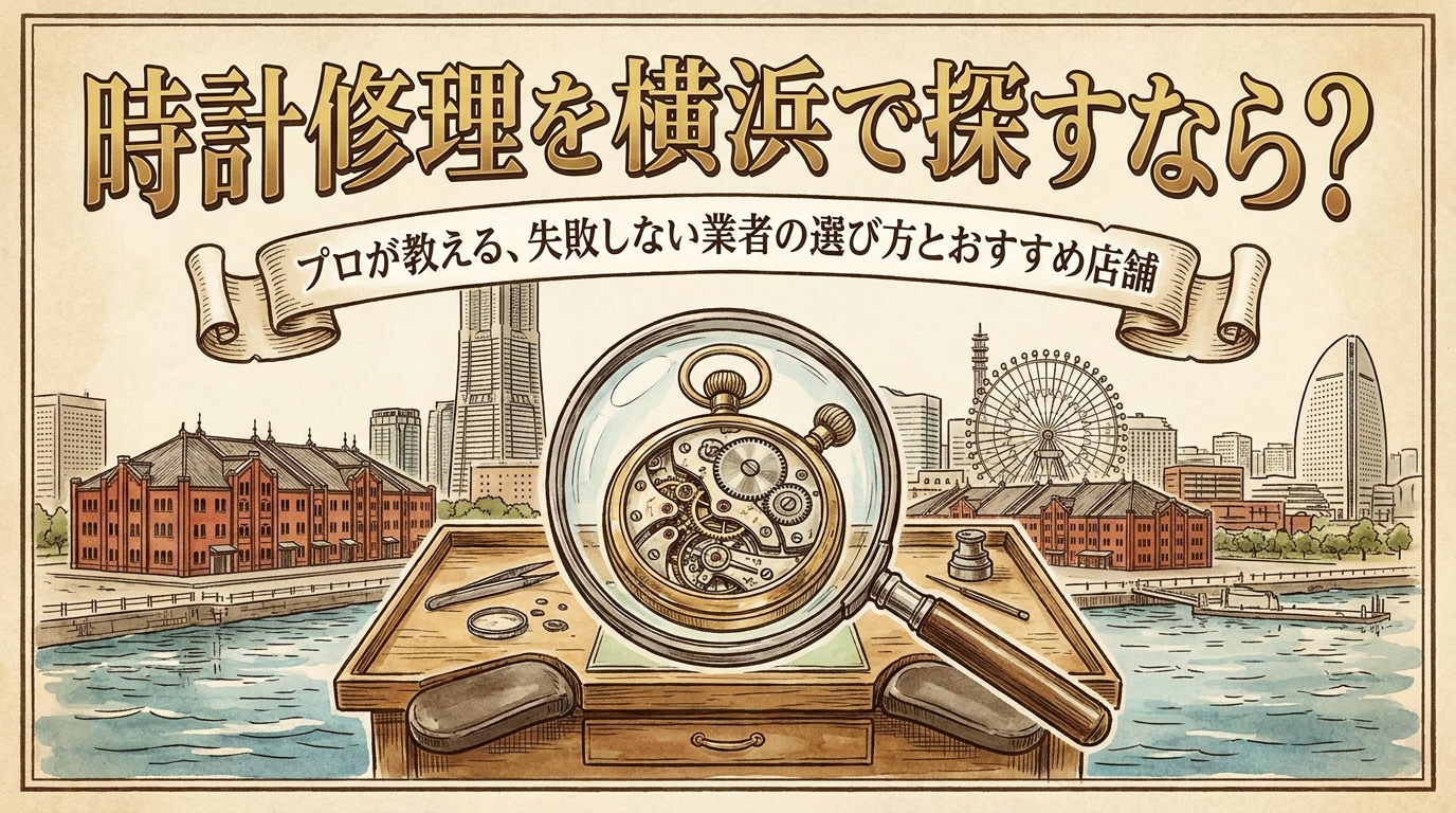 時計修理を横浜で探すなら?