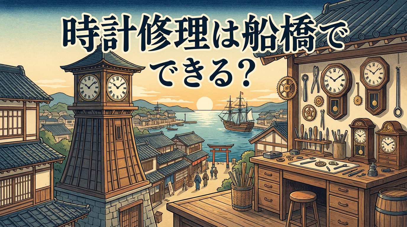 時計修理は船橋でできる?