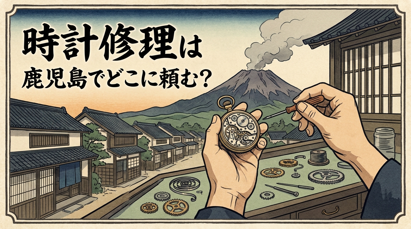 時計修理は鹿児島でどこに頼む?