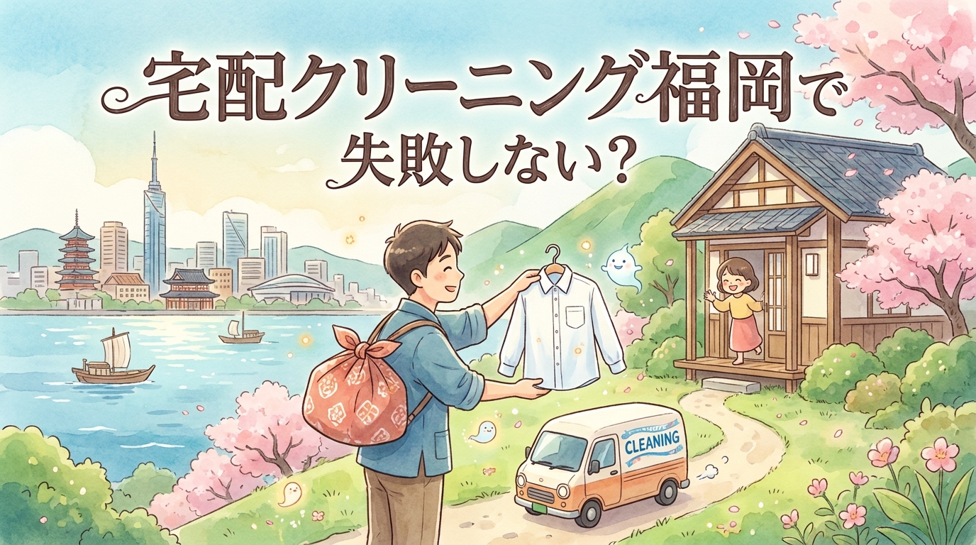 宅配クリーニング福岡で失敗しない？