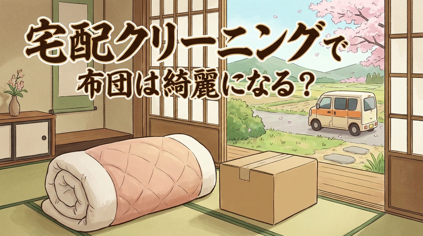 宅配クリーニングで布団は綺麗になる？