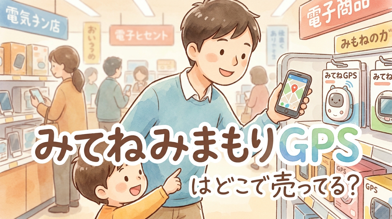 みてねみまもりGPSはどこで売ってる？
