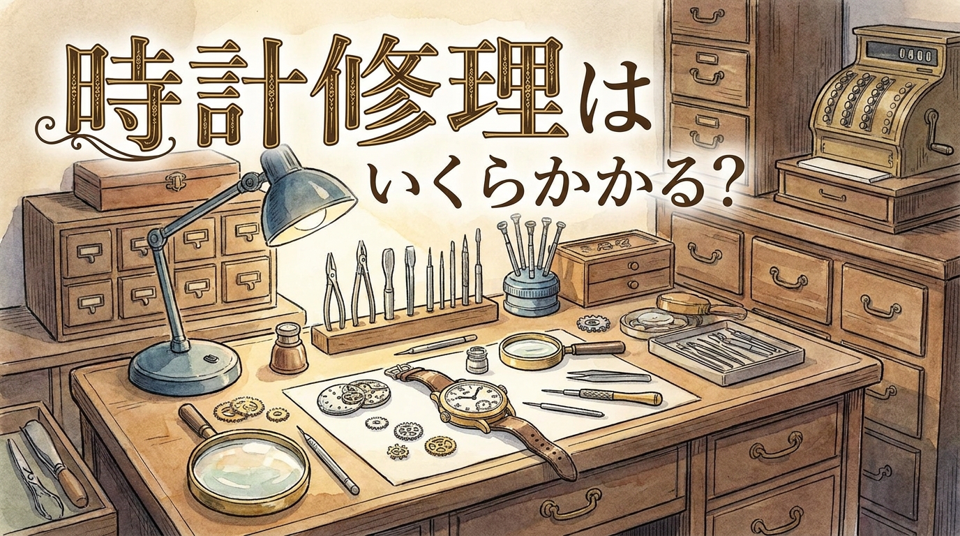 時計修理はいくらかかる？