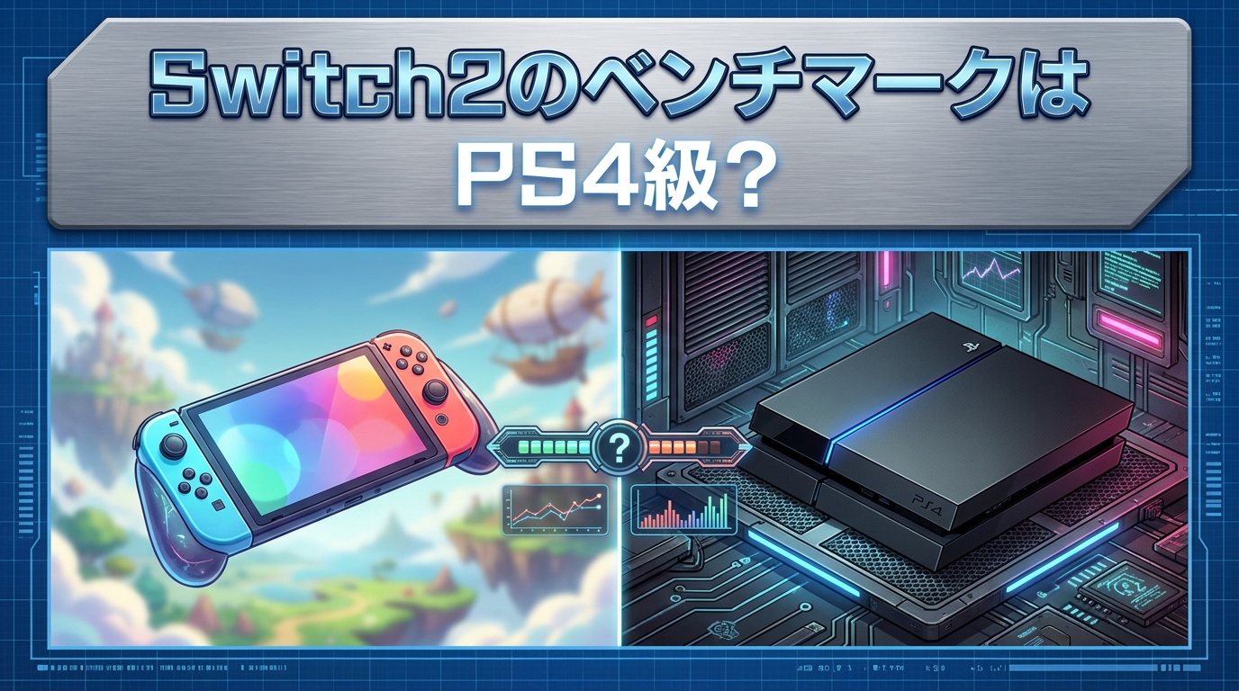 Switch2のベンチマークはPS4級？