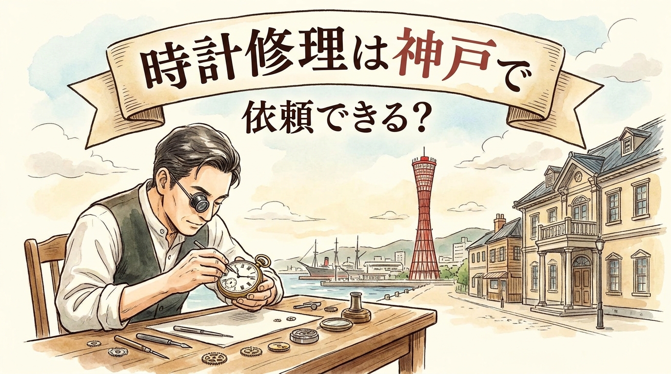 時計修理は神戸で依頼できる?