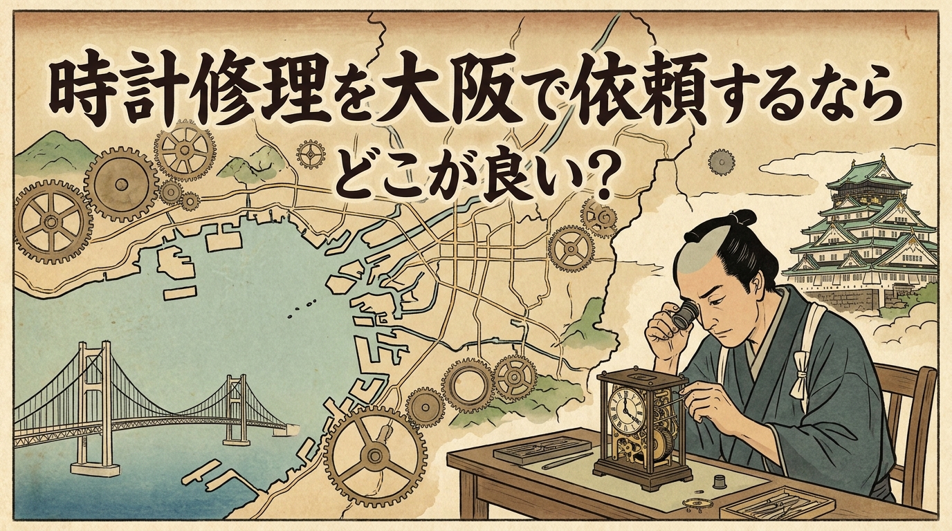 時計修理を大阪で依頼するならどこが良い?