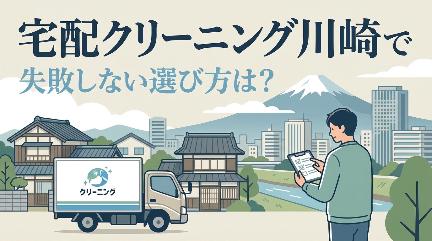 宅配クリーニング川崎で失敗しない選び方は？