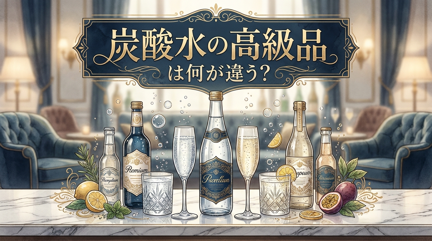 炭酸水の高級品は何が違う?