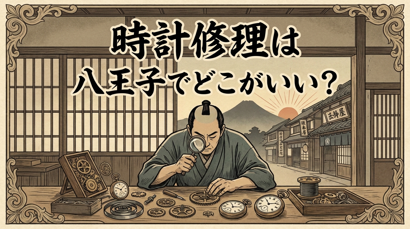 時計修理は八王子でどこがいい?