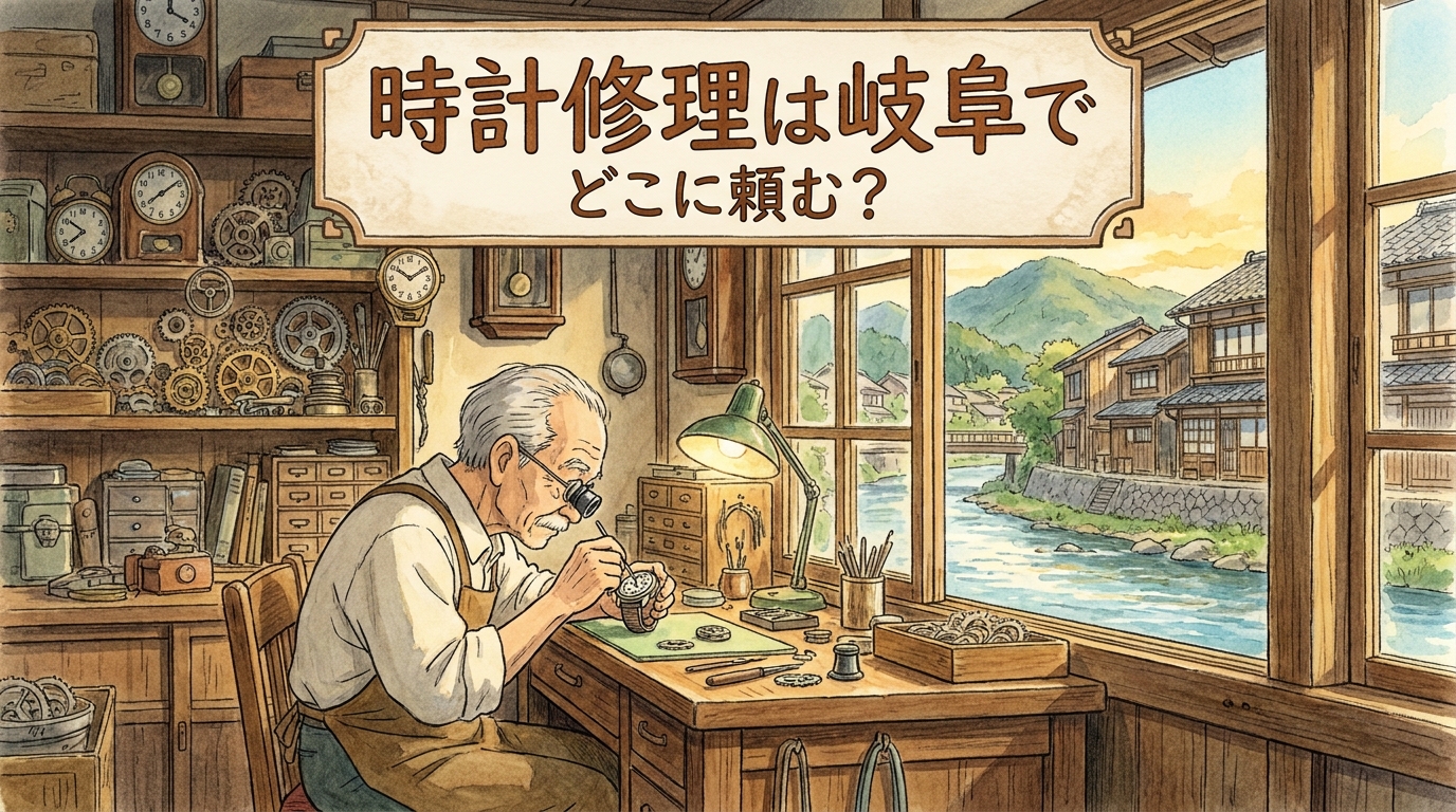時計修理は岐阜でどこに頼む？