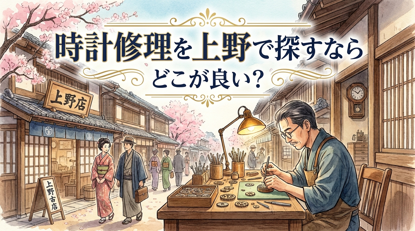 時計修理を上野で探すならどこが良い？