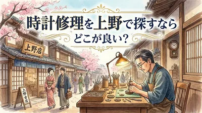 時計修理を上野で探すならどこが良い？