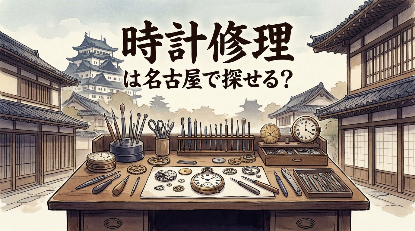 時計修理は名古屋で探せる?