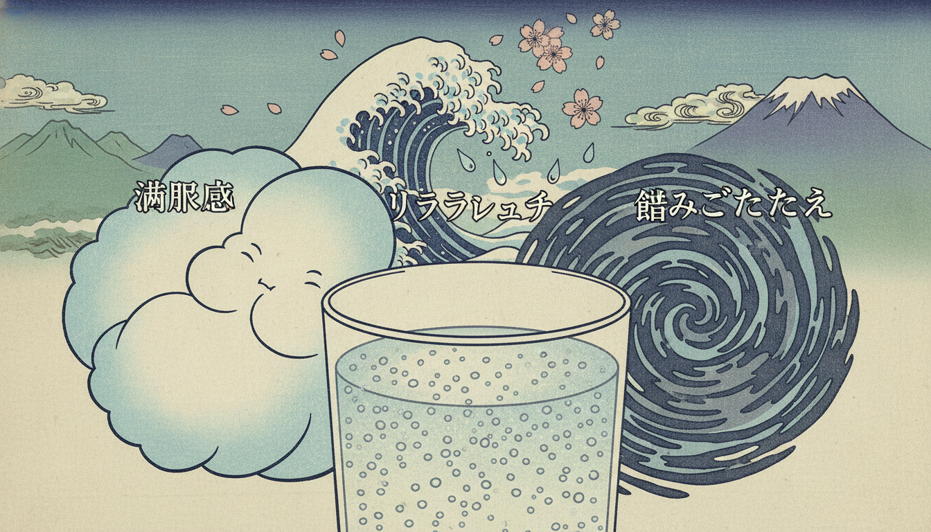 炭酸水クオスの効果は満腹感・リフレッシュ・飲みごたえの3つが中心
