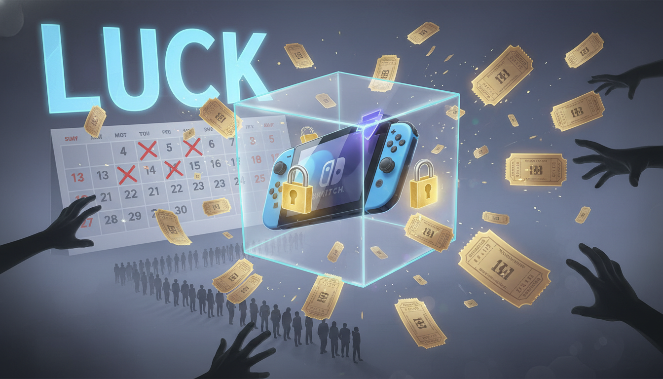 Switch2予約の現状は抽選中心で入手困難が続いている