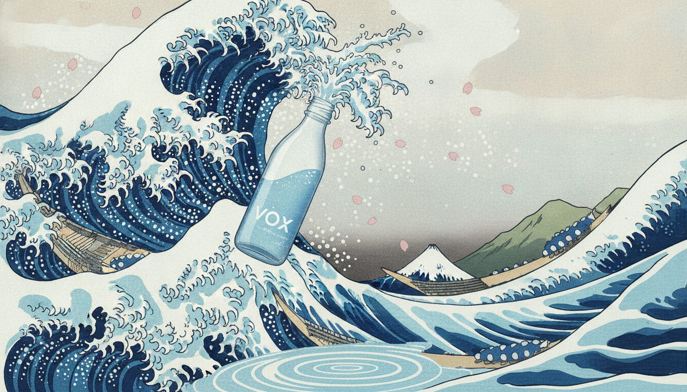 炭酸水VOXは強炭酸と飲みやすさを両立した国産ブランドです